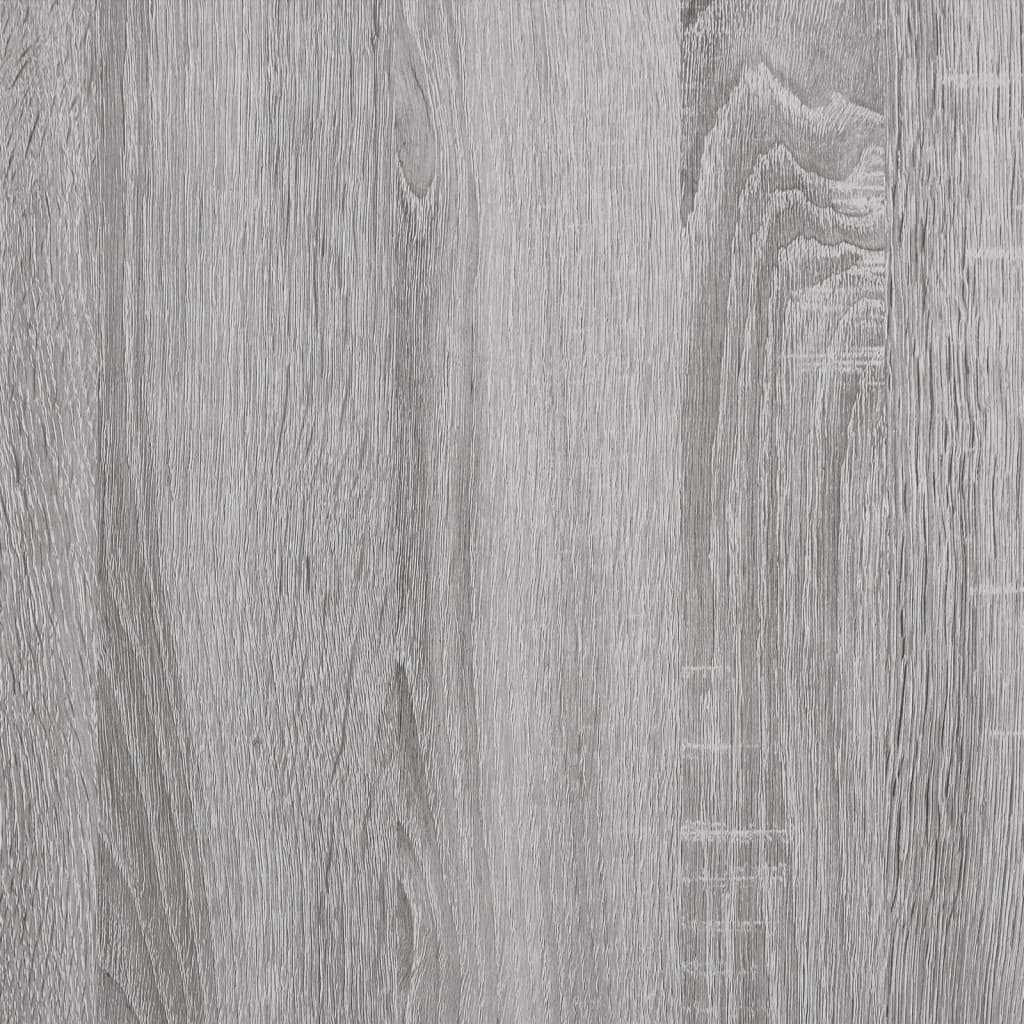 Sengeramme grå sonoma 100x200 cm konstruert tre