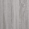 Sengeramme grå sonoma 100x200 cm konstruert tre