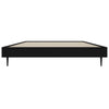 Sengeramme svart 90x200 cm konstruert tre