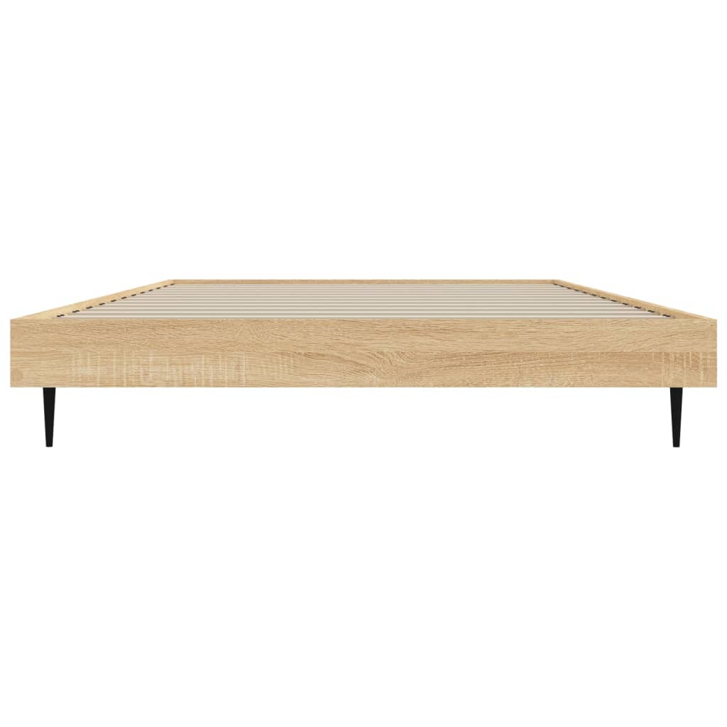 Sengeramme uten madrass sonoma eik 90x200 cm konstruert tre