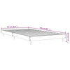 Sengeramme uten madrass sonoma eik 90x200 cm konstruert tre
