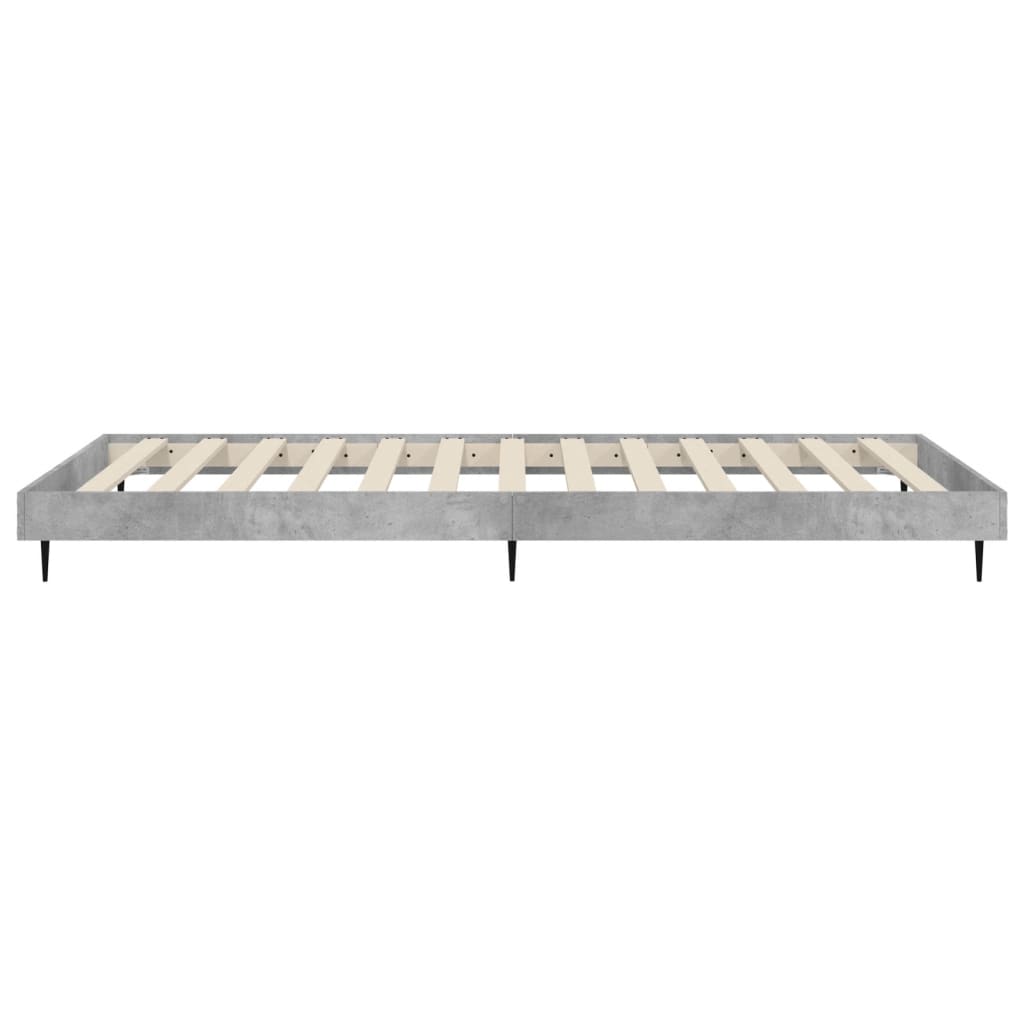 Sengeramme betonggrå 90x200 cm konstruert tre