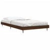 Sengeramme uten madrass brun eik 90x200 cm konstruert tre