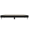 Sengeramme svart 135x190 cm konstruert tre