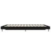 Sengeramme svart 135x190 cm konstruert tre
