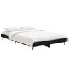 Sengeramme svart 120x190 cm konstruert tre