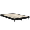 Sengeramme svart 120x190 cm konstruert tre