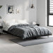 Sengeramme svart 120x190 cm konstruert tre