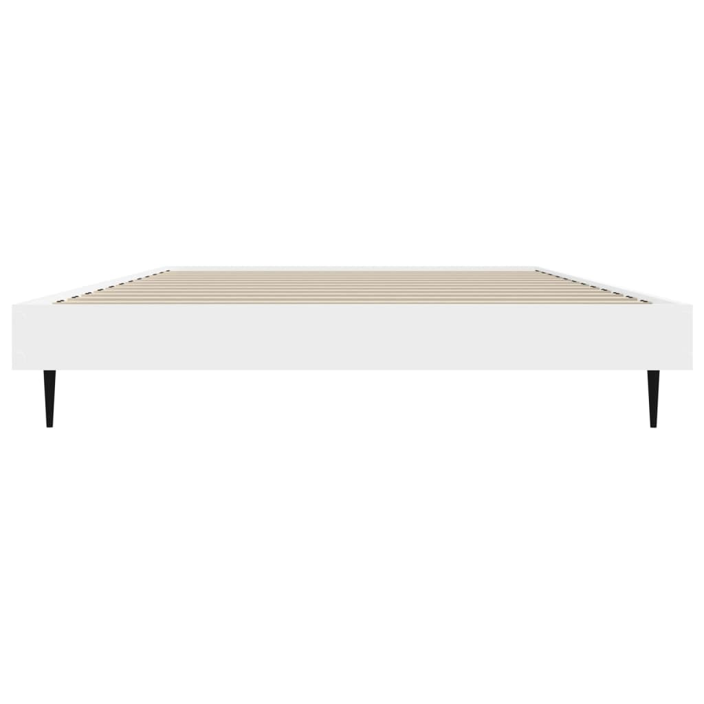 Sengeramme hvit 90x190 cm konstruert tre