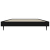 Sengeramme svart 90x190 cm konstruert tre