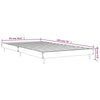 Sengeramme svart 90x190 cm konstruert tre