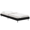 Sengeramme svart 75x190 cm konstruert tre