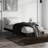Sengeramme svart 75x190 cm konstruert tre