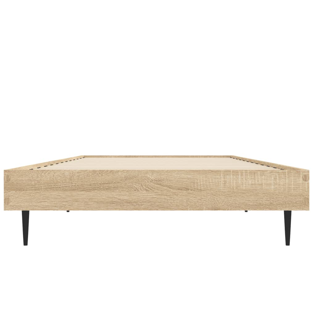 Sengeramme uten madrass sonoma eik 75x190 cm konstruert tre