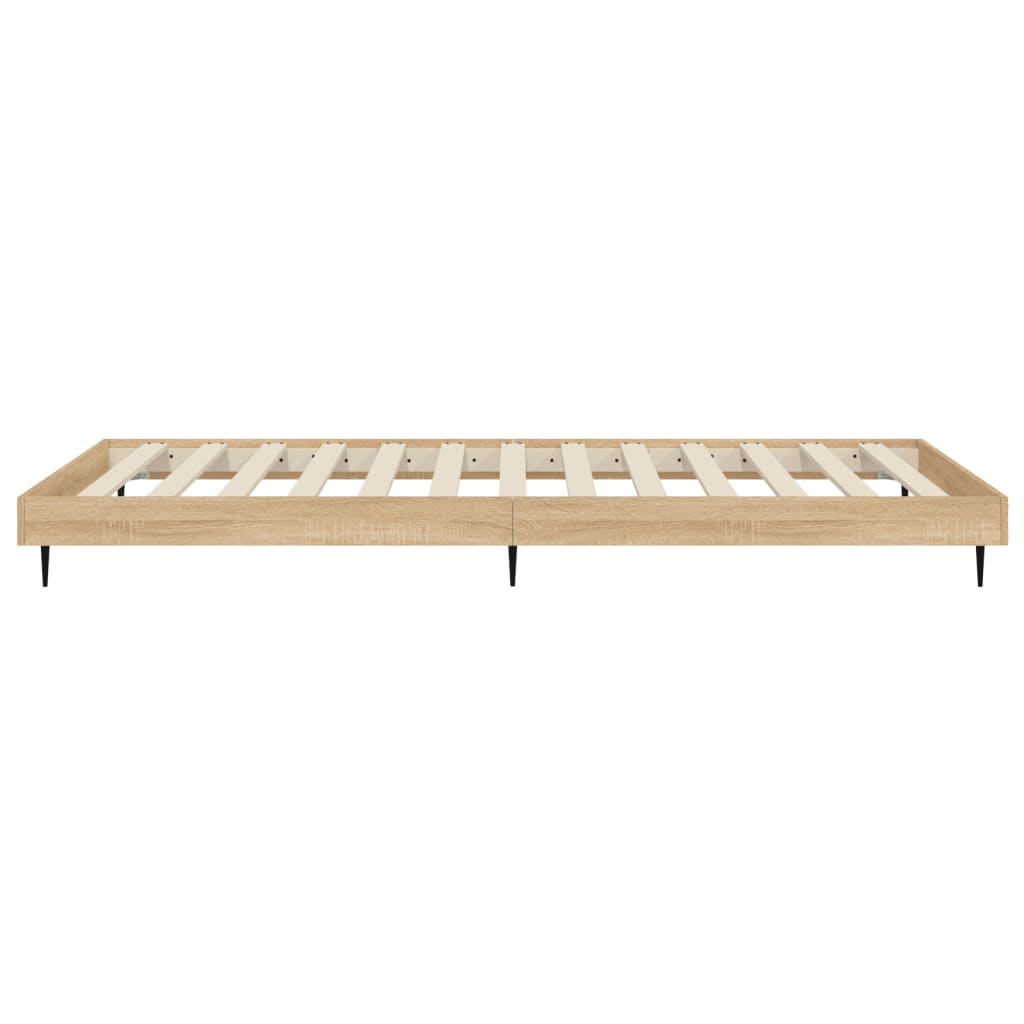 Sengeramme uten madrass sonoma eik 75x190 cm konstruert tre