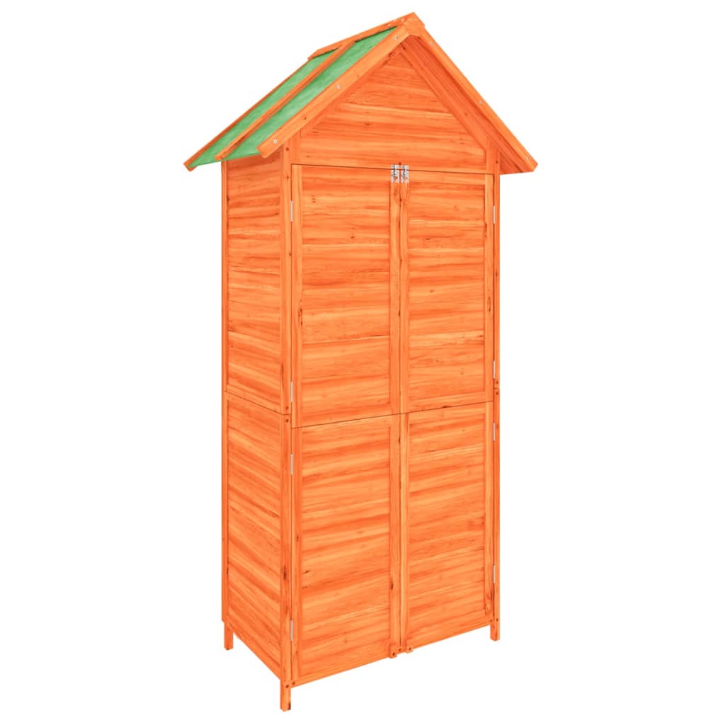 Hageredskapsbod brun 89x52,5x175 cm heltre furu