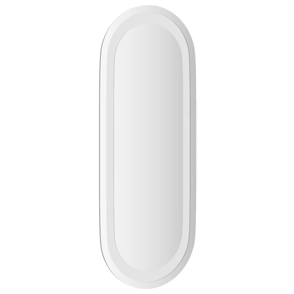 LED-baderomsspeil 50x20 cm oval