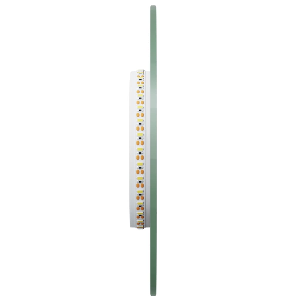 LED-baderomsspeil 50x20 cm oval