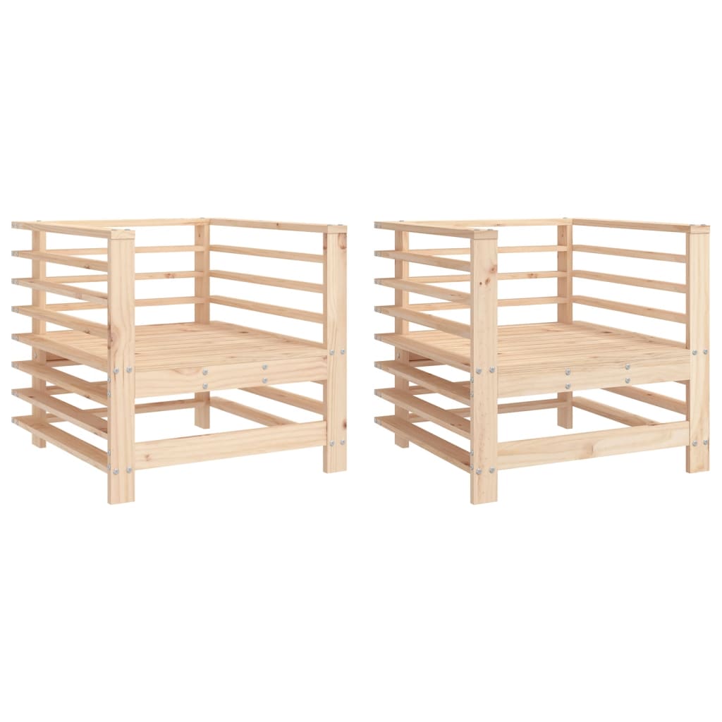 Hagestoler 2 stk heltre furu