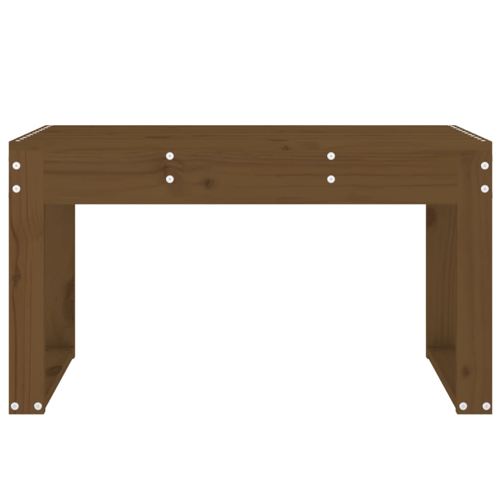 Hagebenk honningbrun 80x38x45 cm heltre furu