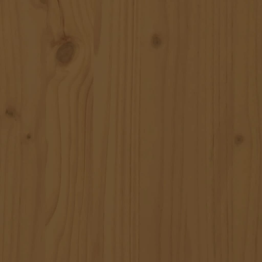 Hagebenk honningbrun 80x38x45 cm heltre furu