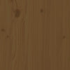 Hagebenk honningbrun 80x38x45 cm heltre furu