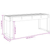 Hagebenk hvit 110x38x45 cm heltre furu