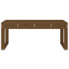 Hagebenk honningbrun 110x38x45 cm heltre furu