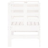 Hagestoler 2 stk hvit 61,5x53x71 cm heltre furu