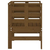 Hagestoler 2 stk honningbrun 61,5x53x71 cm heltre furu