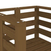 Hagestoler 2 stk honningbrun 61,5x53x71 cm heltre furu