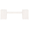 Plantebenk hvit 180x36x63 cm heltre furu