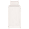 Plantebenk hvit 180x36x63 cm heltre furu