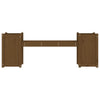 Plantebenk honningbrun 180x36x63 cm heltre furu