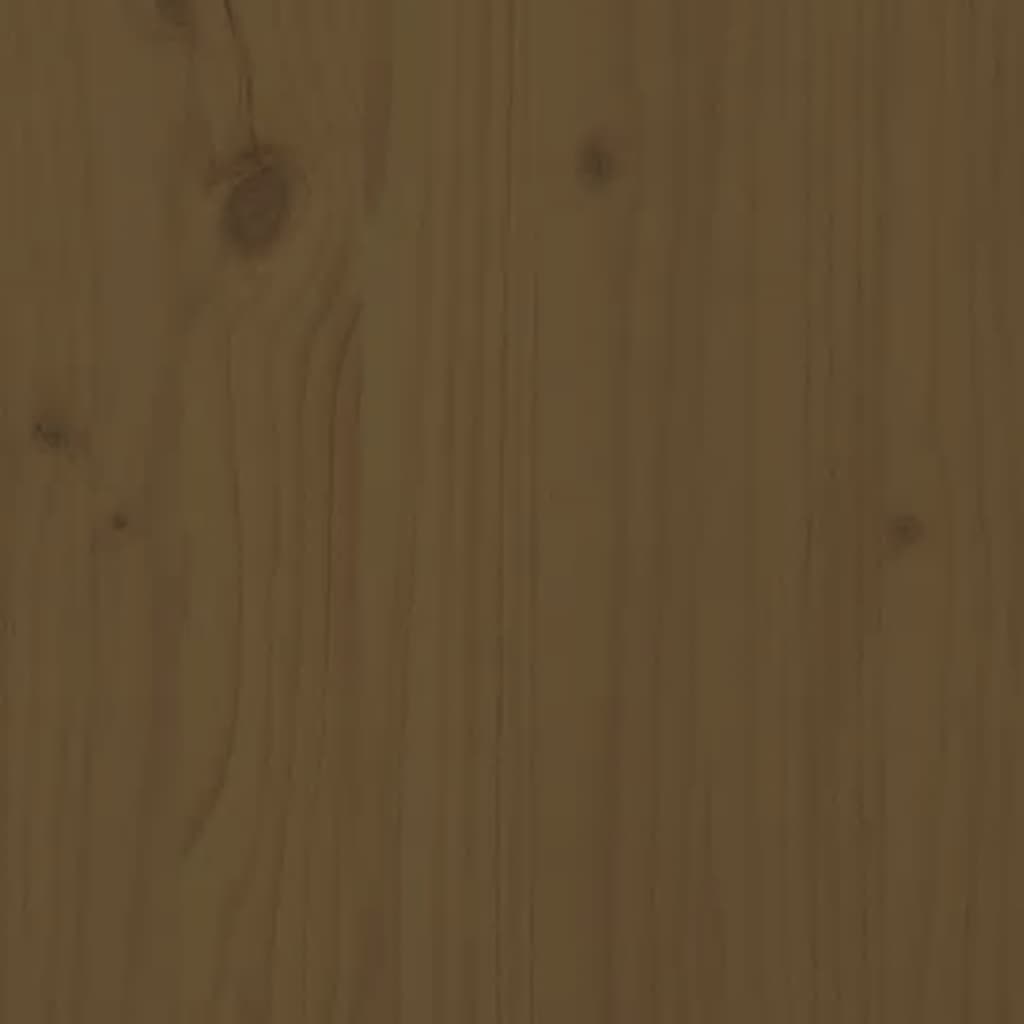 Plantebenk honningbrun 180x36x63 cm heltre furu
