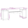 Plantebenk honningbrun 180x36x63 cm heltre furu