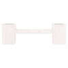 Plantebenk hvit 184,5x39,5x56,5 cm heltre furu