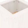 Plantebenk hvit 184,5x39,5x56,5 cm heltre furu