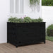 Høybed svart 119,5x82,5x78 cm heltre gran