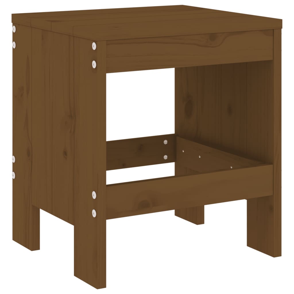 Barkrakker 2 stk honningbrun 40x36x45 cm heltre furu