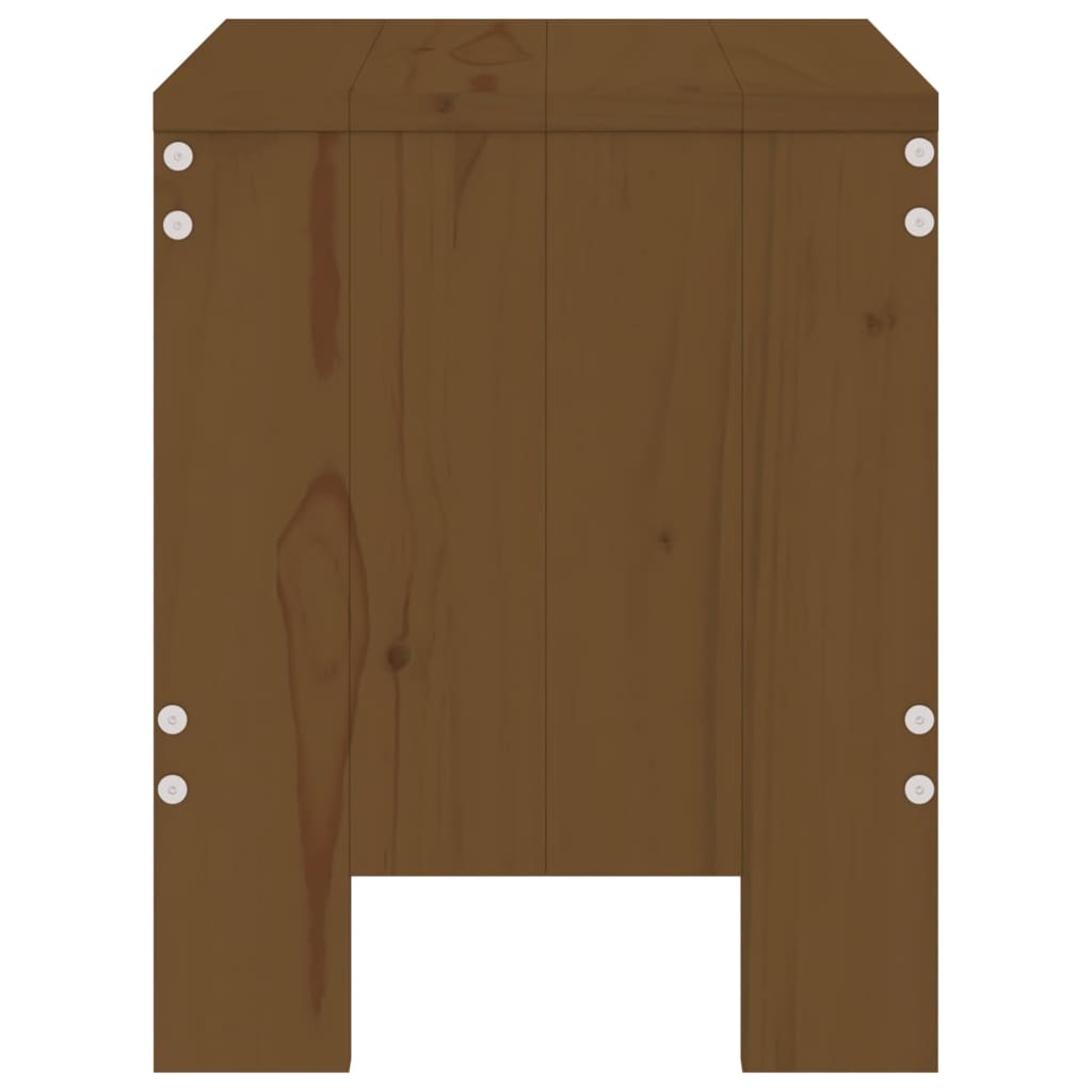 Barkrakker 2 stk honningbrun 40x36x45 cm heltre furu