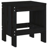 Hagekrakker 2 stk svart 40x36x45 cm heltre furu
