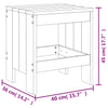 Barkrakker 2 stk 40x36x45 cm heltre douglasgran
