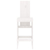 Barkrakker 2 stk hvit 40x42x120 cm heltre furu
