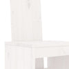 Barkrakker 2 stk hvit 40x42x120 cm heltre furu