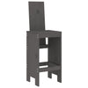 Barkrakker 2 stk grå 40x42x120 cm heltre furu