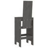 Barkrakker 2 stk grå 40x42x120 cm heltre furu