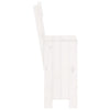 Barkrakker 2 stk hvit 40x48,5x115,5 cm heltre furu