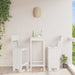 Barkrakker 2 stk hvit 40x48,5x115,5 cm heltre furu