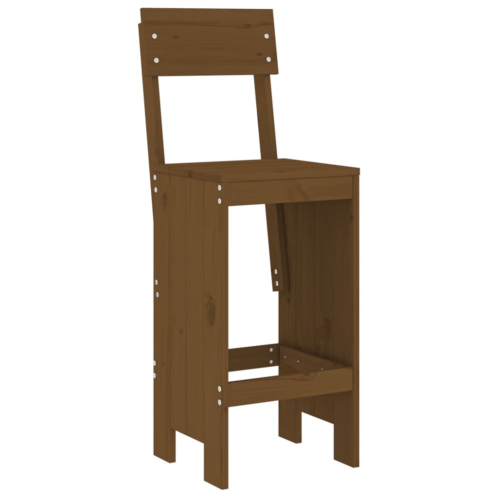 Barkrakker 2 stk honningbrun 40x48,5x115,5 cm heltre furu